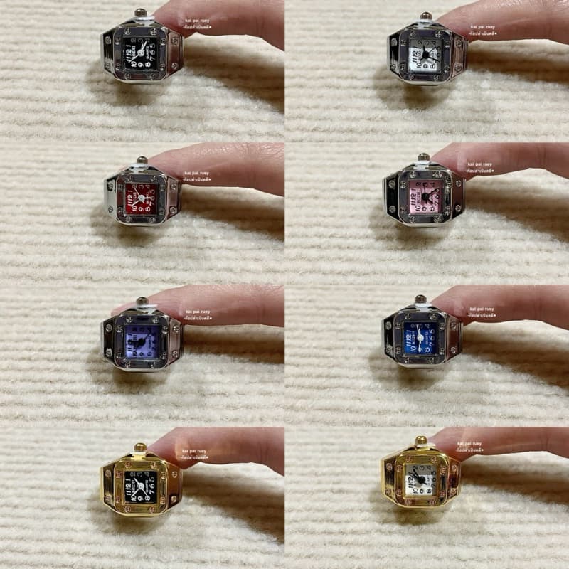 แหวนนาฬิกา Sz.54-58mm+ มีถ่าน พร้อมใช้งาน รูปที่ 7