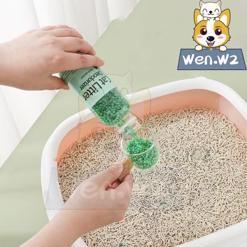 wen.W2 ที่ดับกลิ่นอึแมว ที่ดับกลิ่นฉี่แมว ที่ระงับกลิ่น เพียงโรยใส่กะบะทรายแมวกลิ่นจะค่อยๆหาย รูปที่ 4
