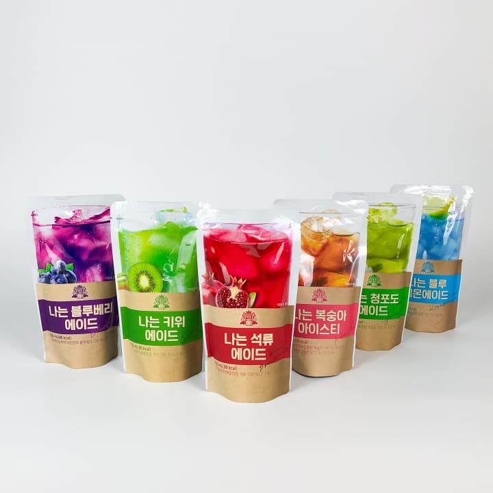 น้ำถุงเกาหลี Korean Ice Drink 230ml สำเร็จรูปพร้อมดื่ม รสเกรฟฟรุ๊ต รสบลูเบอร์รี่ 아이스 รูปที่ 2