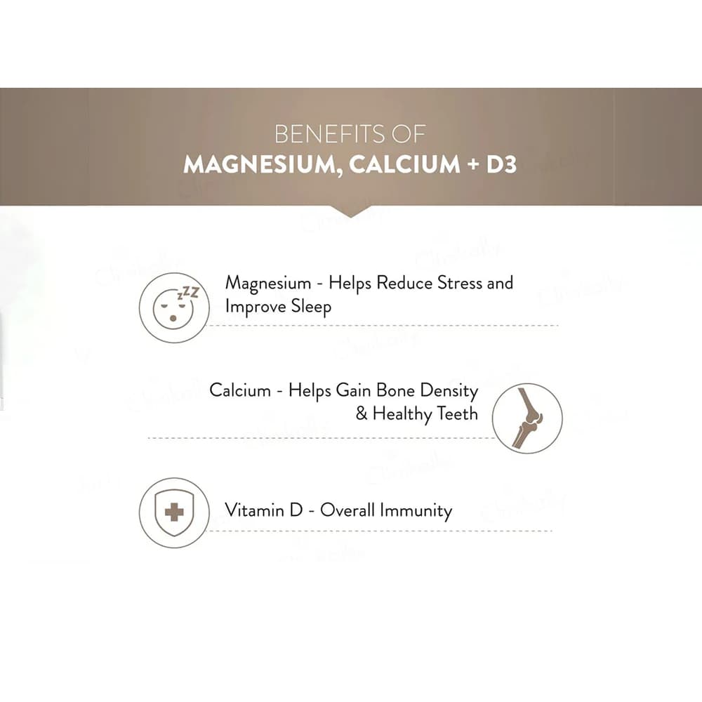Swisse Magnesium, Calcium+ D3 แมกนีเซียม, แคลเซียม+วิตามิน ดี 120เม็ด EXP09/2027 รูปที่ 7