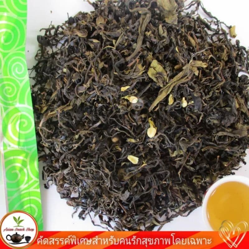 ชาอู่หลงอบมะลิ หอมพิเศษ 100กรัม Jasmine Oolong Tea รูปที่ 3