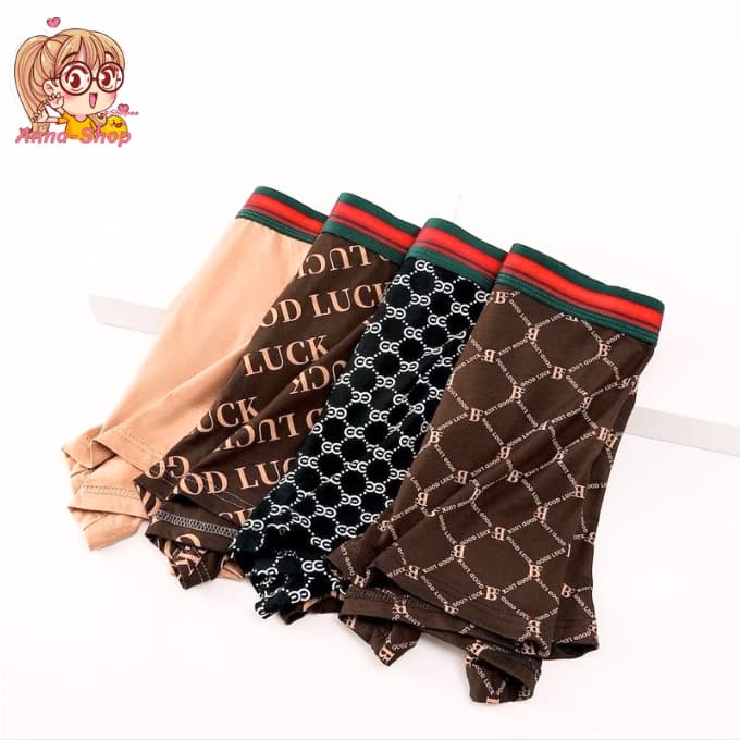 Anna shop กางเกงในผู้ชายขาสั้น กางเกงในบ็อกเซอร์ Size L-4X เนื้อผ้านิ่ม ระบายอากาศได้ดี A3201 รูปที่ 2
