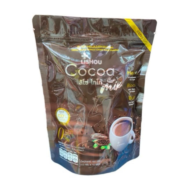 สูตรเดิม ลิโซ่ โกโก้ Lishou Cocoa ขนาด 15ซอง รูปที่ 1