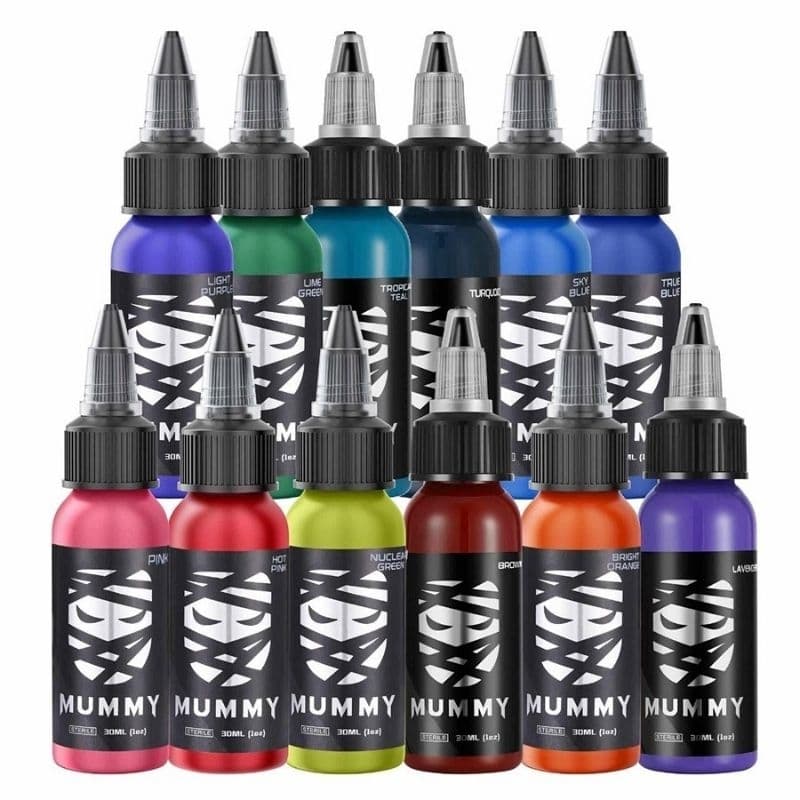 สีสัก สีมัมมี่ สีสักลาย Mummy tattoo ink สีสวยแจ่มติดชัด รูปที่ 1