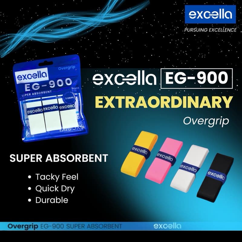 EXCELLA EG-900 กริปพันด้ามไม้แบด แพ็ค 3 ชิ้น รูปที่ 1