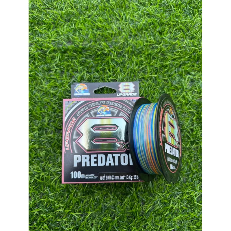 สายพีอี PE ANDAMAN PREDATOR X8 MULTI COLOR BRAI LINE สีรุ้ง ยาว 100 เมตร รูปที่ 5