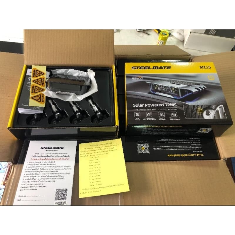 ใหม่ล่าสุด..เครื่องวัดลมยางTPMS STEEL MATE รุ่น MT15 แบบแทนจุ๊ปลมเดิม พร้อมจอแสดงผล รูปที่ 6