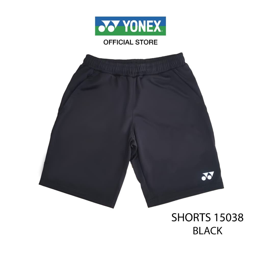 YONEX SHORTS 15038 กางเกงขาสั้น ผ้าโพลีเอสเตอร์ เนื้อสัมผัสนุ่มสบาย แห้งไว พร้อมเชือกผูก เหมาะสำหรับทั้งใส่ออกกำลังกาย รูปที่ 3