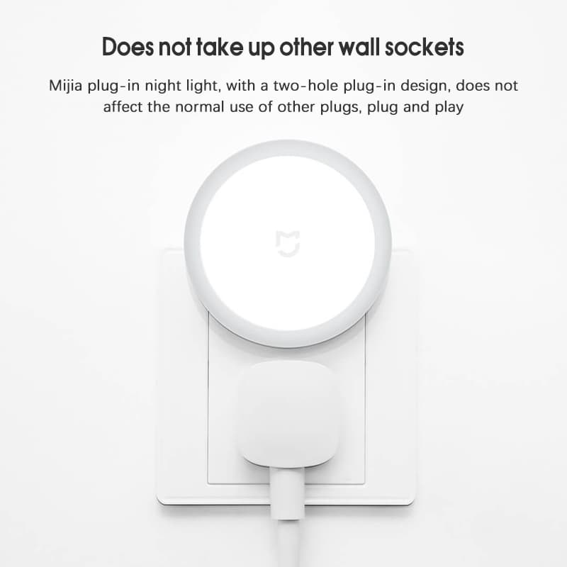 Mijia Plug-In Night Light โคมไฟกลางคืน ไฟกลางคืนเซ็นเซอร์ ประหยัดพลังงาน ไฟสำหรับกลางคืน ไฟติดห้อง รูปที่ 8