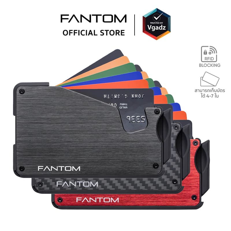 Fantom - กระเป๋าเก็บบัตร รุ่น FANTOM S - Extra Slim รูปที่ 1