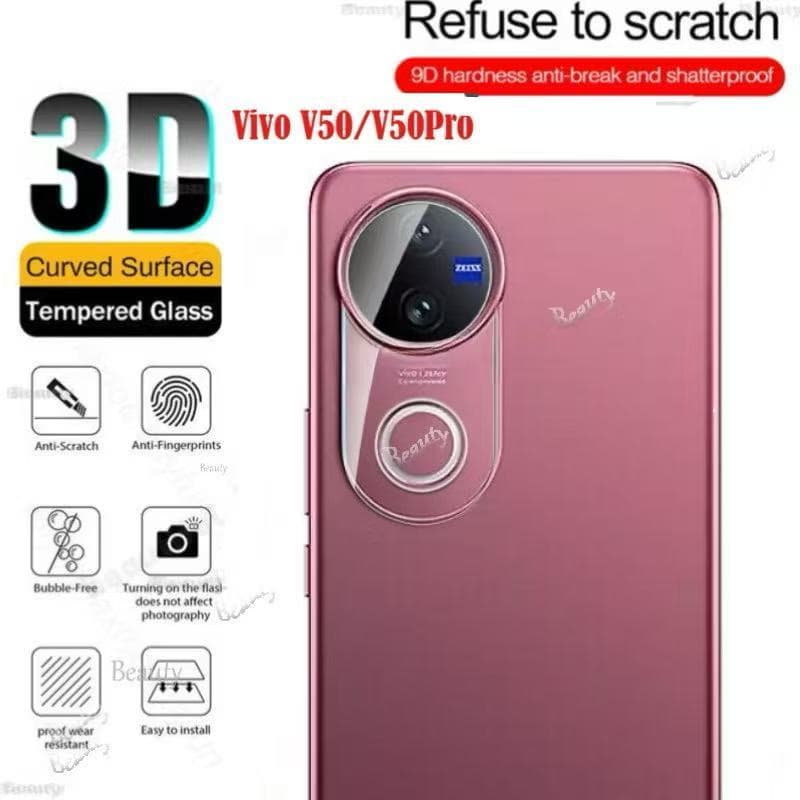 ฟิล์มกล้อง กระจก เลนส์กล้อง 3D สําหรับ Vivo V60lite V60 V50 / V40 Pro / X200 Pro ตรงรุ่น V40 V40pro รูปที่ 5