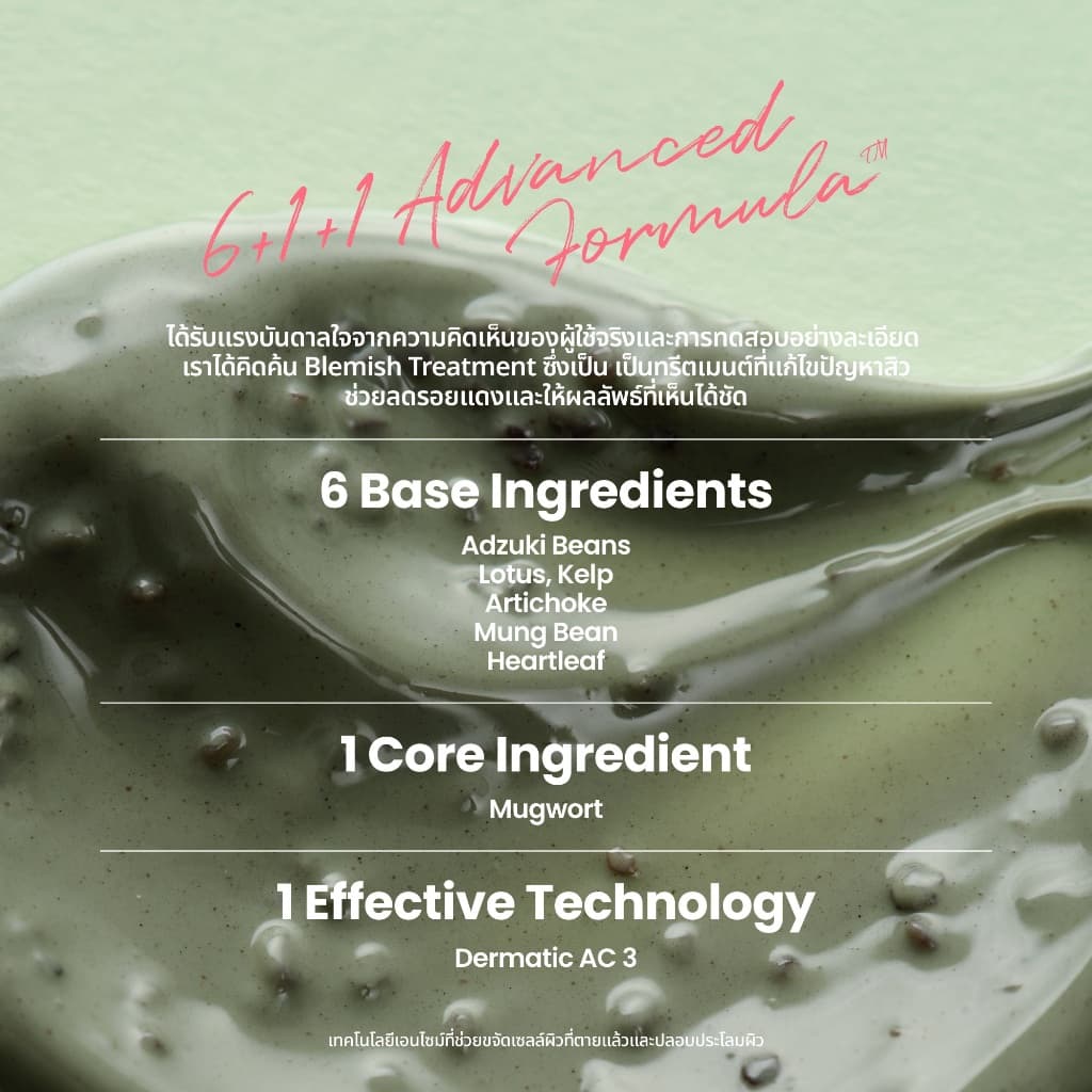 AXIS-Y Mugwort Pore Clarifying Wash Off Pack มักเวิร์ด พอร์ คลาริฟายอิ้ง วอช ออฟ แพ็ค รูปที่ 6
