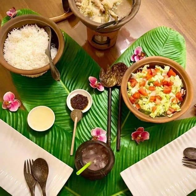 ใบตองปลอม Banana Leaf ใบตองเสมือนจริง ใบตองเทียม ใบประดับโต๊ะ ใบตองพลาสติก ใบตองปลอม ใบตองเทียม ใบกล้วย ใบกล้วยจำลอง รูปที่ 9