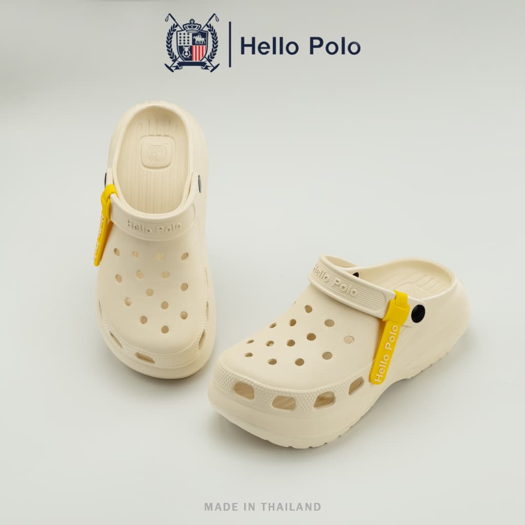 Hello Polo รองเท้าหัวโตผู้หญิง รองเท้าแตะป้องกันกลิ่น วัสดุ EVA ทนต่อการสึกหรอ กันลื่น พื้นหนา เหมาะกับฤดูร้อน HP8052 รูปที่ 3