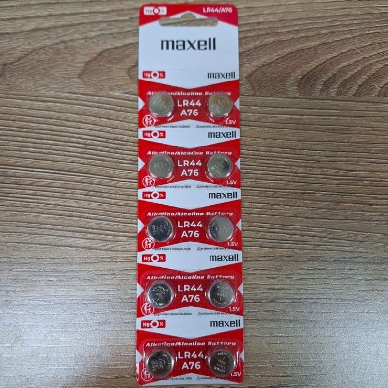 ถ่าน Maxell LR44 A76 Maxell LR44 Alkaline 1.5V Battery รูปที่ 3