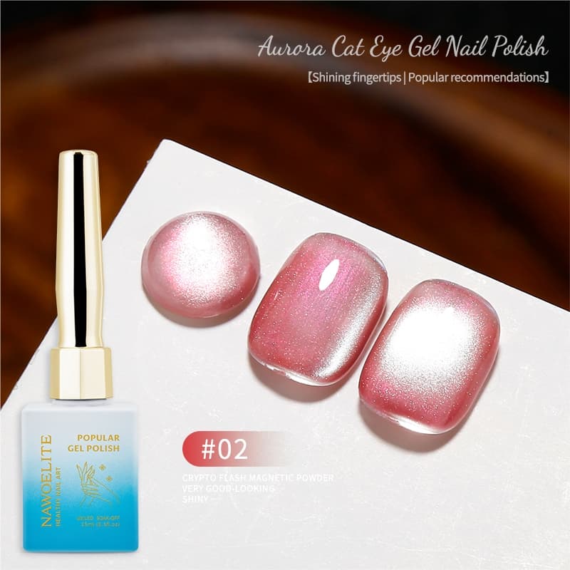 Nawoelite สีลูกแก้ว สีเล็บเจล สีแฟลช 2025 ต้องมี! สีเล็บเจลตาแมว 9 สี ลูกแก้วแฟลชออโรร่า สวยเว่อร์ ใหม่ล่าสุด รูปที่ 7
