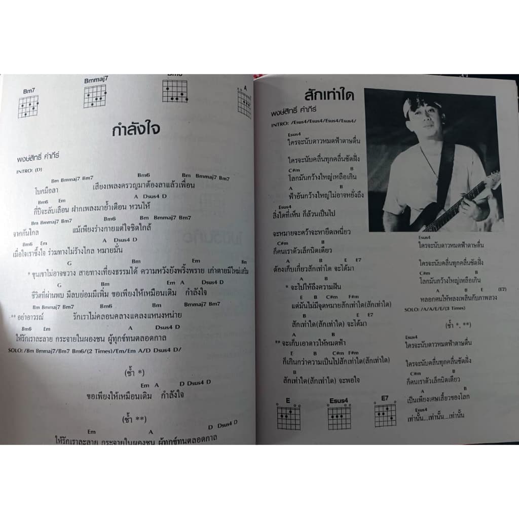 หนังสือเพลง 25 ปี พงษ์สิทธิ์ คำภีร์ -ร้าน pinbooks รูปที่ 7