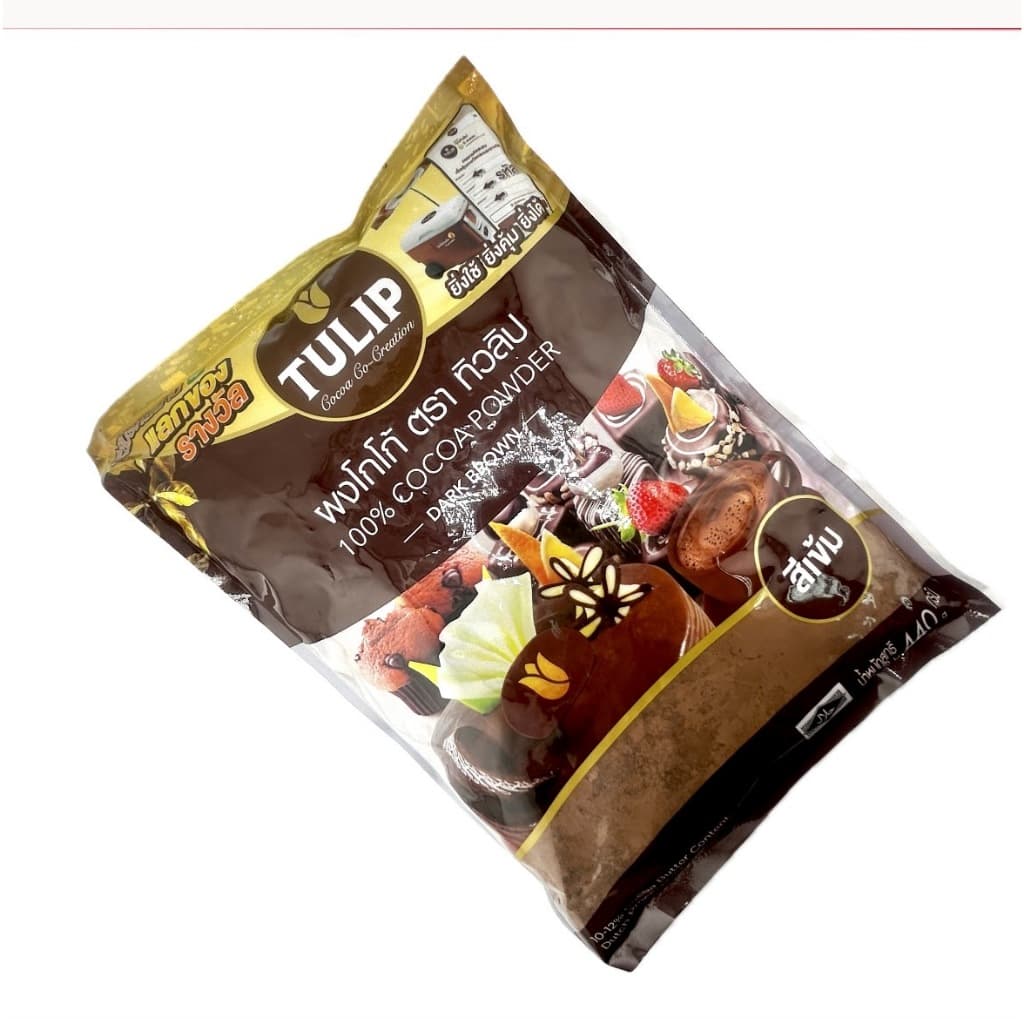 SUPERMART Tulip ผงโกโก้สีเข้ม 440 g.#1109067 รูปที่ 4