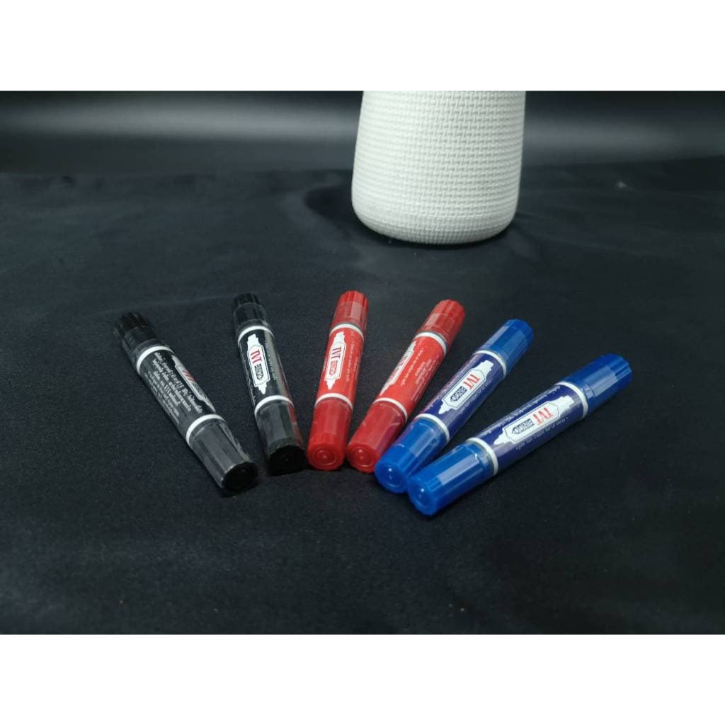 ปากกาเคมี TVT แบบ 2 หัว | สีคม กลิ่นไม่ฉุน | 1 ด้าม รูปที่ 1