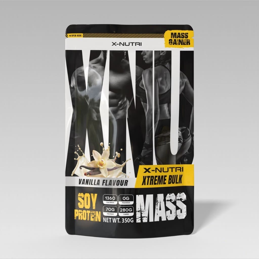 XNU Vanilla Mass Soy Protein Gainer 350g แมส ซอย โปรตีน รส วนิลา 350กรัม รูปที่ 2