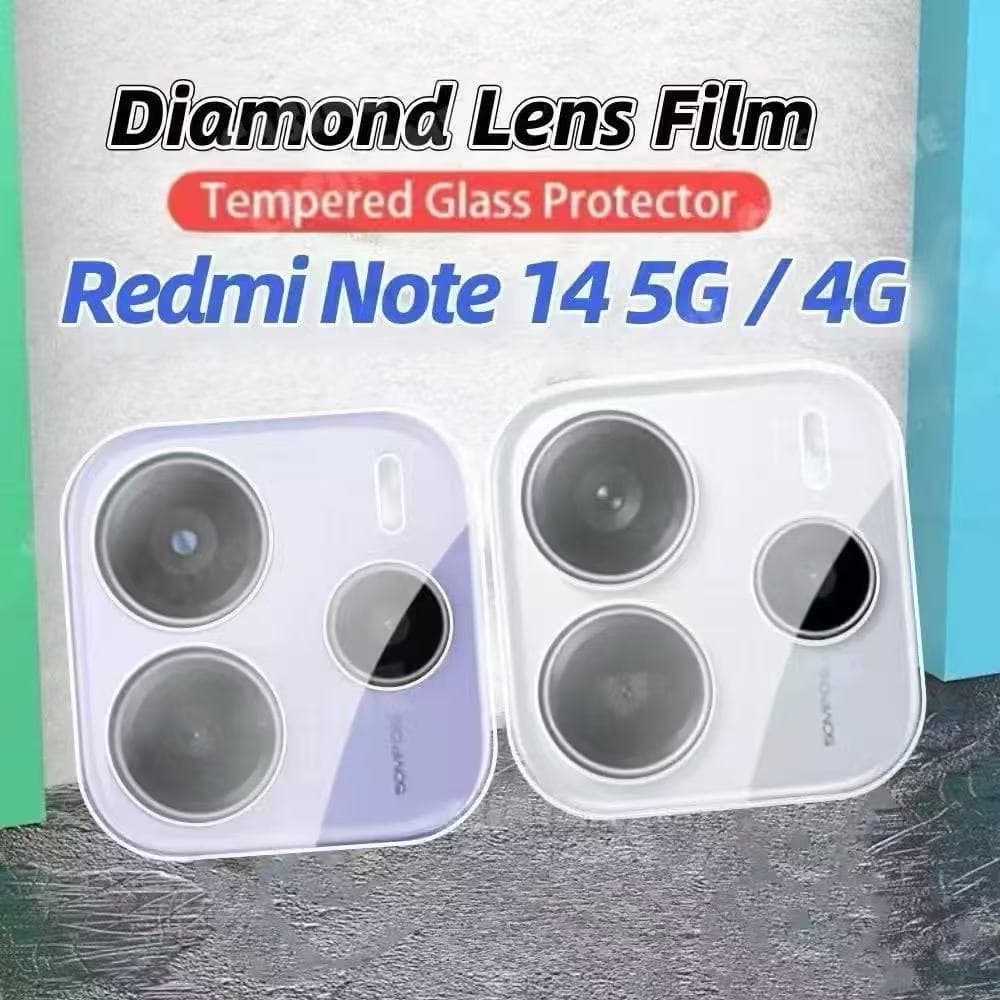 ฟิล์มกระจก กันรอย เลนส์กล้อง สำหรับ Xiaomi Redmi Note14 Note14pro Note14Proplus Poco X7 เลนส์กล้อง รูปที่ 3