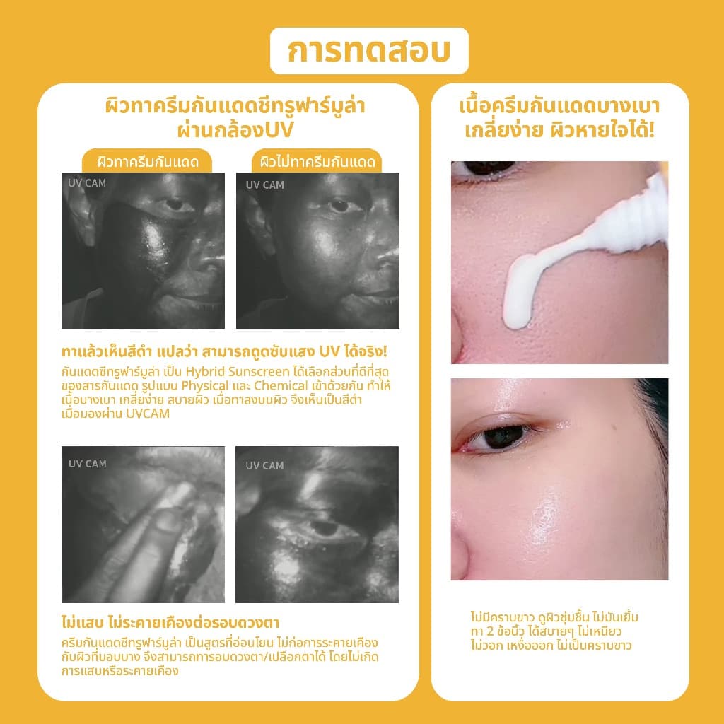 See Through Hybrid Sunscreen Serum SPF50+ PA++++ รูปที่ 5