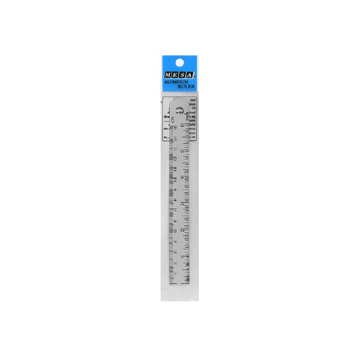 MESA ไม้บรรทัดอลูมิเนียม ไม้บรรทัด ขนาด 15 cm. 20 cm. 30 cm. แบบปีกนก รูปที่ 4