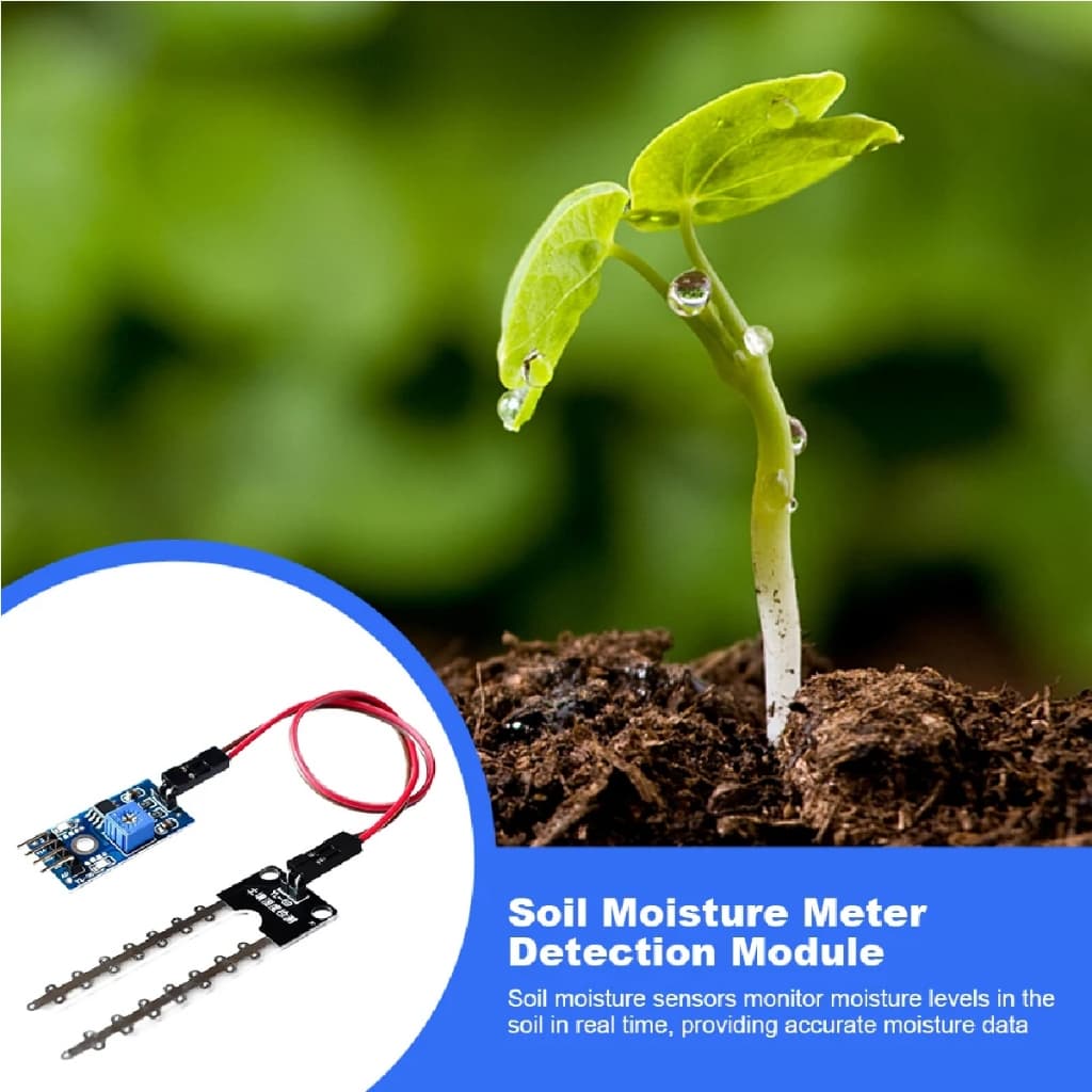 ของมาใหม่！Soil Moisture Sensor Module เซนเซอร์วัดความชื้นในดิน เครื่องวัดค่าดิน Arduino รูปที่ 8