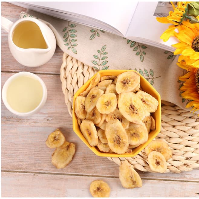 กล้วยอบกรอบ 1 กิโลกรัม | Banana Chips | กล้วยกรอบ กล้วยแผ่น ขนมคลีน ขนมสุขภาพ พร้อมทาน รูปที่ 4