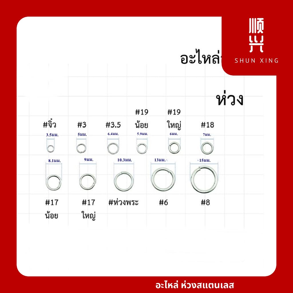 ห่วงสแตนเลสแท้ ลูกค้า สามารถสั่งทำเพิ่มห่วงพระใ กับสร้อยในร้านได้ สอบถามก่อนกดสั่งซื้อ รูปที่ 1
