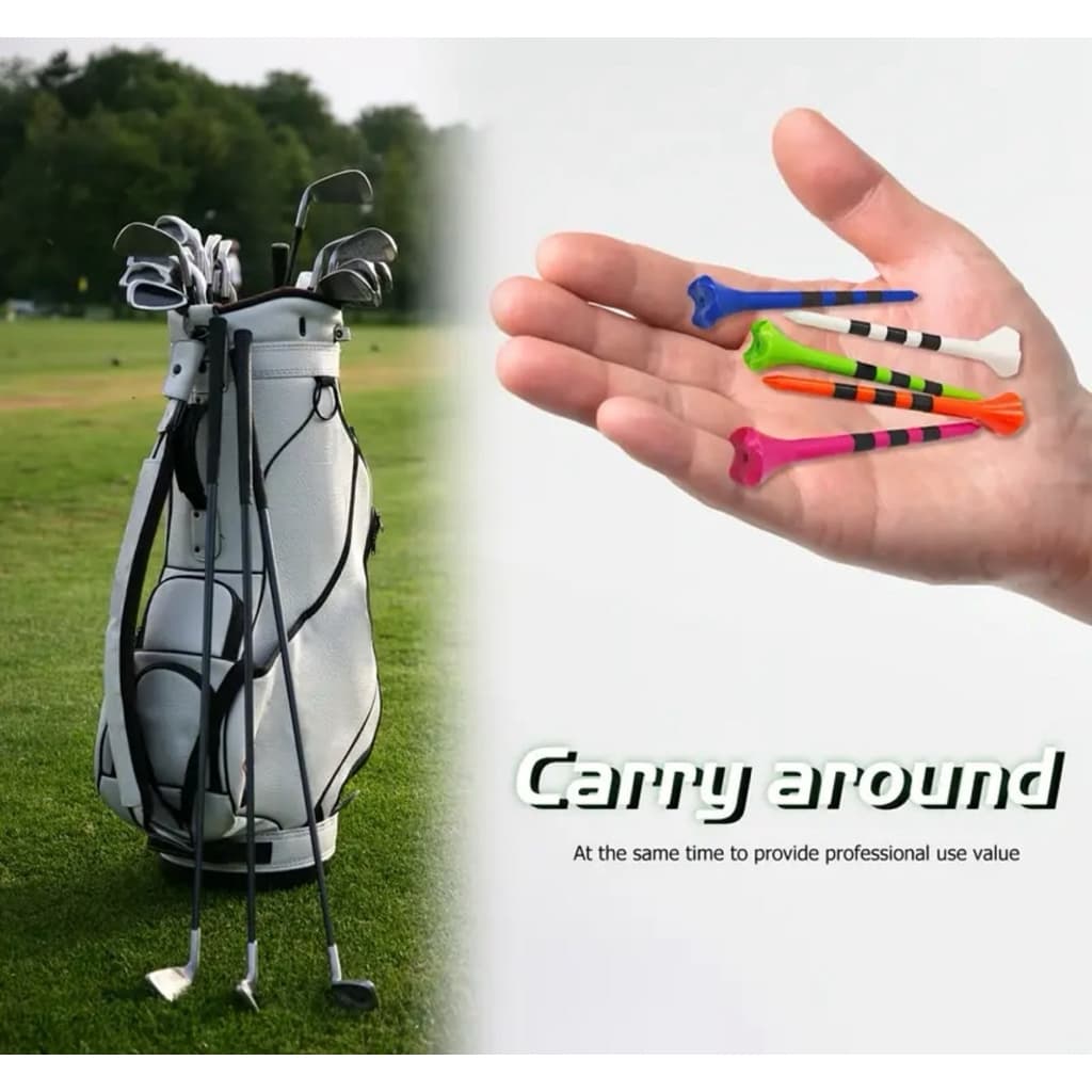 ทีลาย Professional Golf Tee – 10/20/50 ชิ้น | Combo 14/20 ชิ้น | ทีวางลูกกอล์ฟ ยาว 83/70 มม. รูปที่ 5