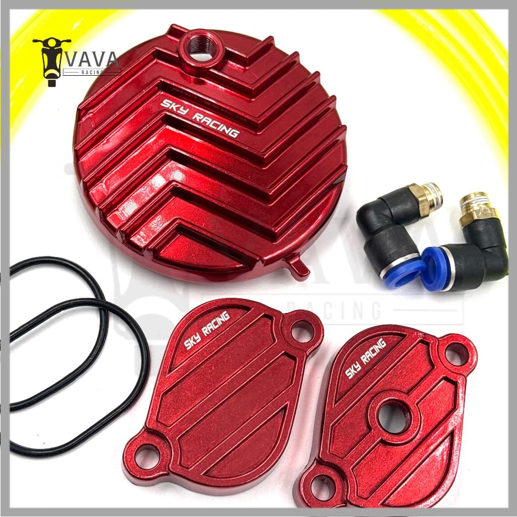 ฝาวาวล์ ​+ ฝาปิดโซ่ราวลิ้น Wave125/r/s บังลม หัวแหลม หัวเถิก / ดรีม125 รูปที่ 4