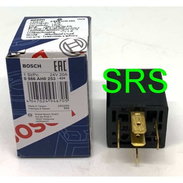 รีเลย์ Bosch Relay 0986AH0253 24V 5 ขา สำหรับรถยนต์ทุกรุ่น รูปที่ 3
