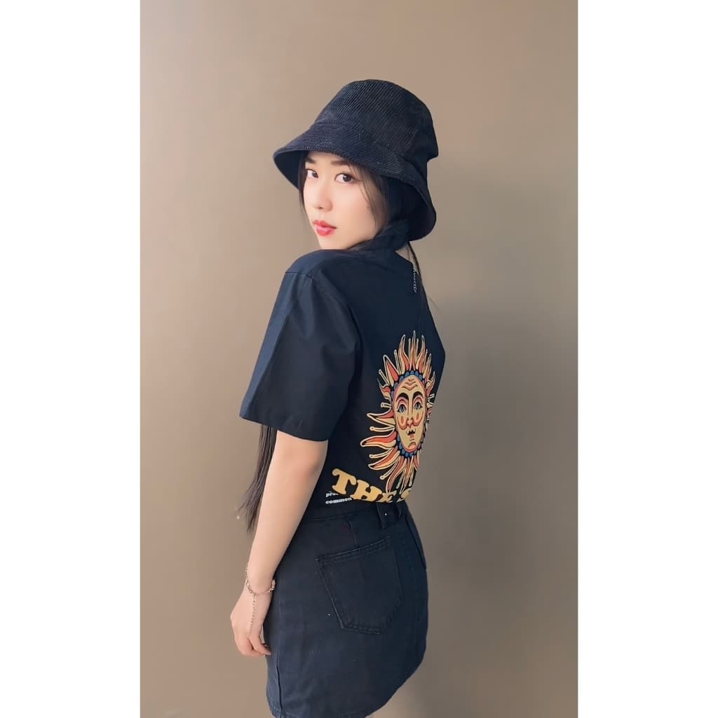 VINTAGE FACTORY เสื้อยืด Cotton100% THE SUN - เทคนิคซิลค์สกรีน สีจมลงเนื้อผ้าติดแน่นทนนาน รูปที่ 7