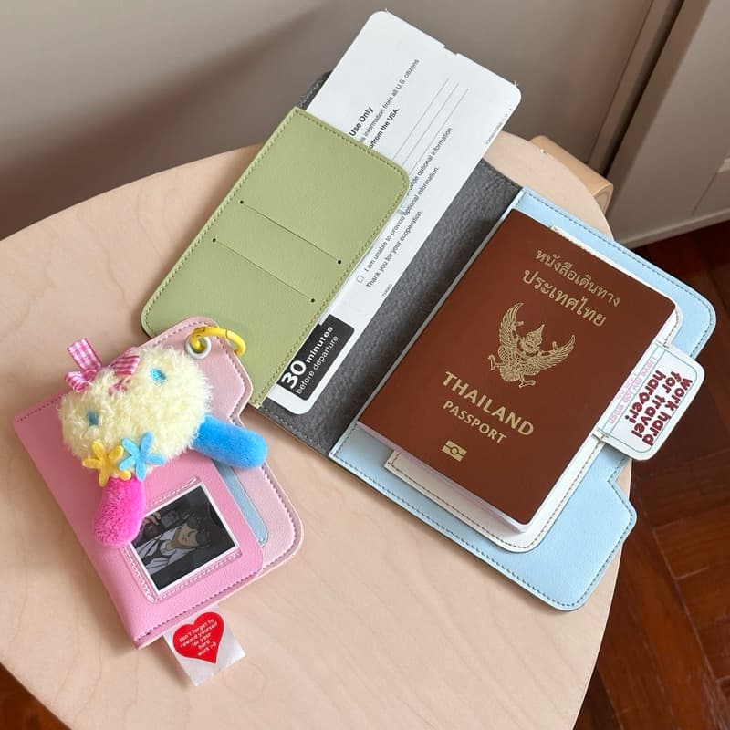 Passport case passport holder เคสพาสปอร์ต ซองหนังใส่พาสปอร์ต รูปที่ 5