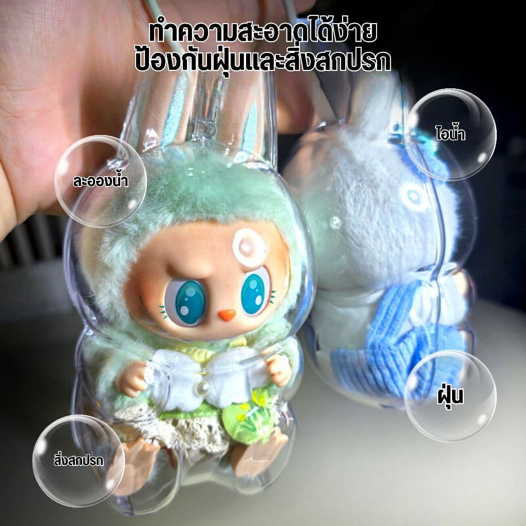 เคสอะคริลิคใส สำหรับใส่ V1 V2 V3 100% กันฝุ่น/กันนำ้ v1 v2 v3 {ไม่รวมตุ๊กตา} รูปที่ 2