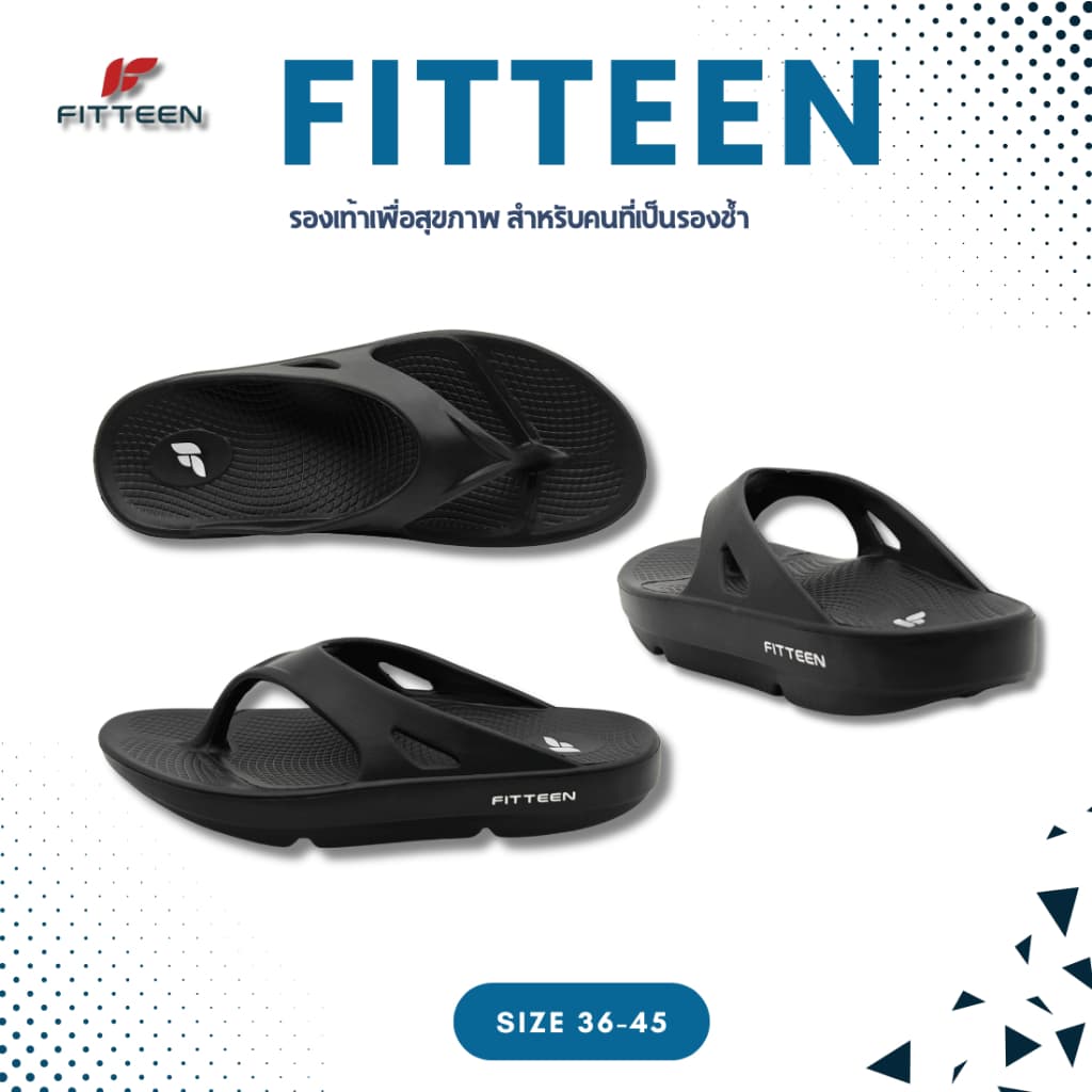 Fitteen FT001 รองเท้าสุขภาพ รองเท้าคีบ หญิง ชาย รูปที่ 4