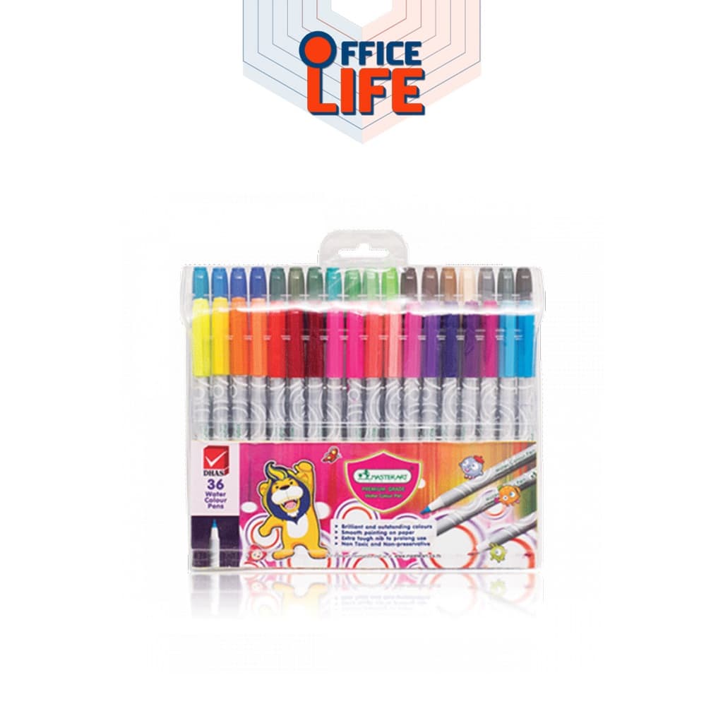 Master Art ปากกาเมจิก หัวแหลม ชนิดสีน้ำ Waterbase มี 12, 24, 36, 48 สี รูปที่ 4