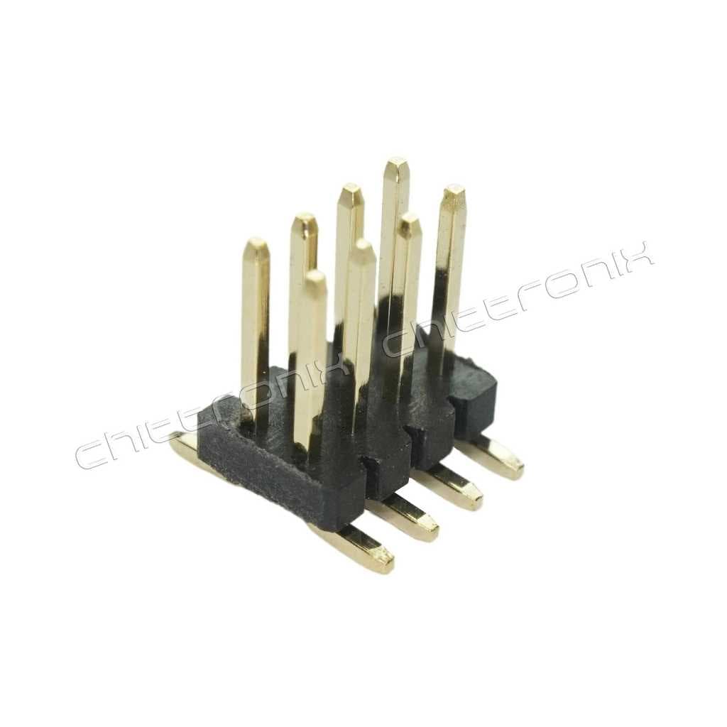 Pin Header 1.27 mm. 8 ขา 2 แถว ตัวผู้ ตัวเมีย รูปที่ 4