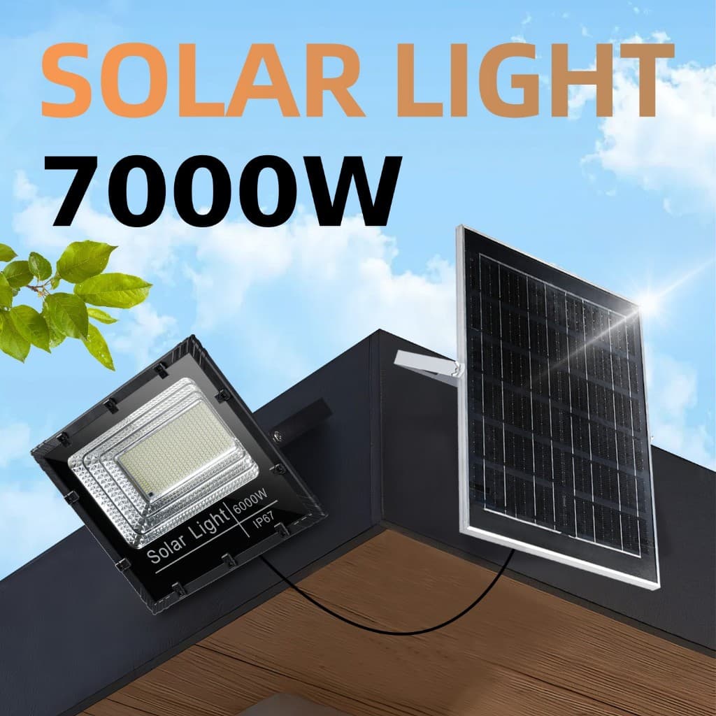รุ่นใหม่ JP1000w JP-3500w JP-5000 JP-7000w แสงไฟสีขาว ไฟโซลาเซลล์ ไฟพลังงานแสงอาทิตย์ รุ่นอัพเกรดใหม่ รูปที่ 1