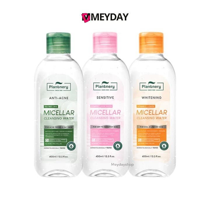 Plantnery Micellar Cleansing Water - แพลนท์เนอรี่ คลีนซิ่งทำความสะอาดผิว ปริมาณ 400 มล. รูปที่ 1