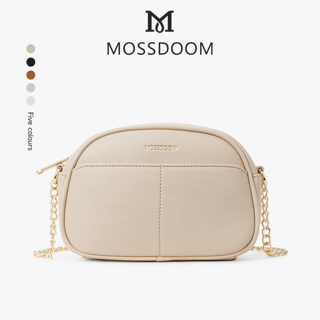 MOSSDOOM Hiraki Bag กระเป๋าสะพายไหล่ขนาดเล็กสําหรับผู้หญิง สีมินิมอล มีห้าสีให้เลือก เข้ากับทุกวัย รูปที่ 1