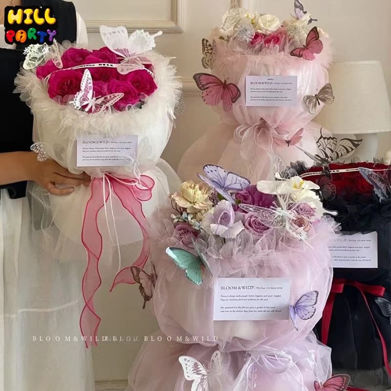 ม้วนริบบิ้นผ้าซาติน 40 มม 10 หลา โบว์ริบบิ้น กว้าง ริบบิ้นห่อเค้ก ริบบิ้นห่อข DIY รูปที่ 8