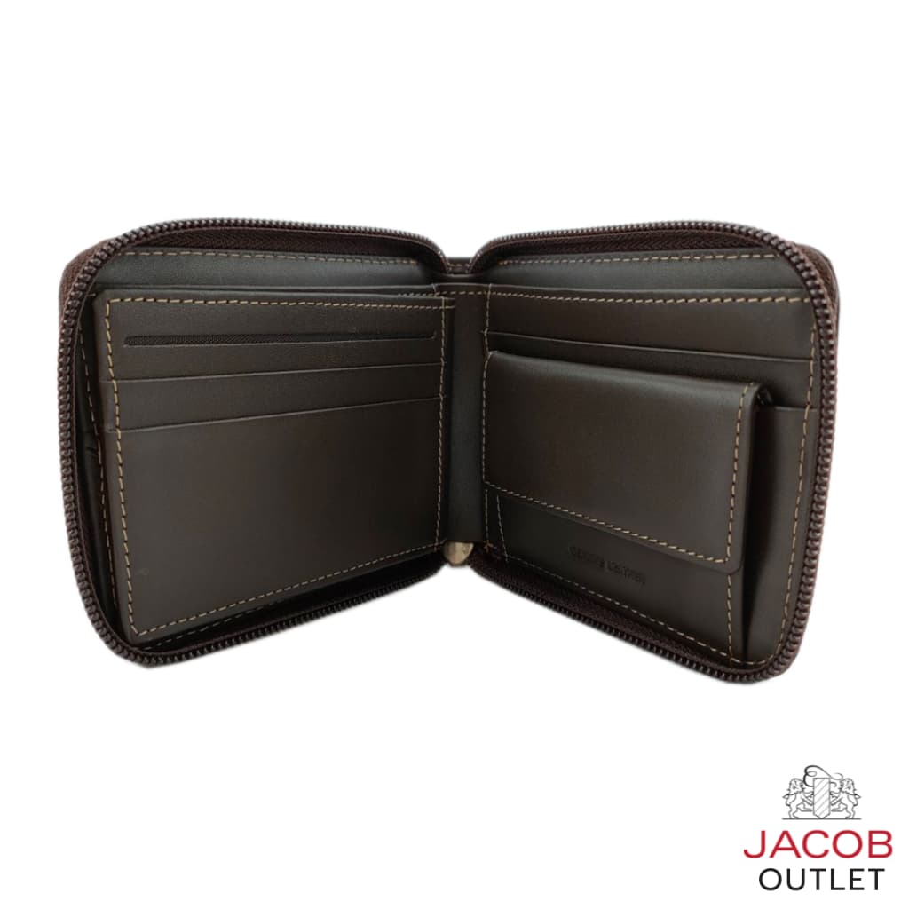 JACOB กระเป๋าสตางค์ชาย ทรงซิปรอบ - รุ่น 21924 รูปที่ 3