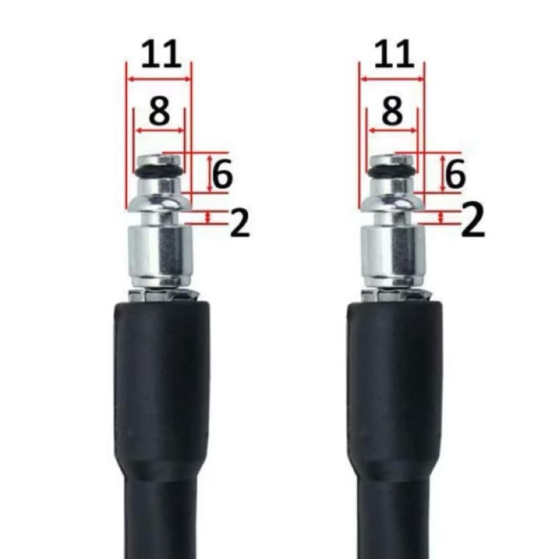 ด่วน สายฉีดน้ำแรงดันสูง 10m / 15m / 20m Quick lock เครื่องฉีดน้ำ Zinsano Bosch aquatak , Yili , Black&Decker รูปที่ 2