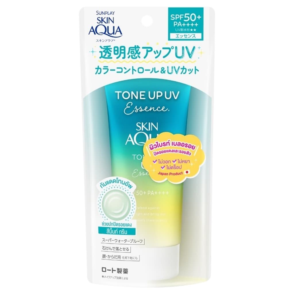 SUNPLAY - Skin Aqua Tone Up Essence SPF 50+ PA++++ #Mint Green กันแดด รูปที่ 3