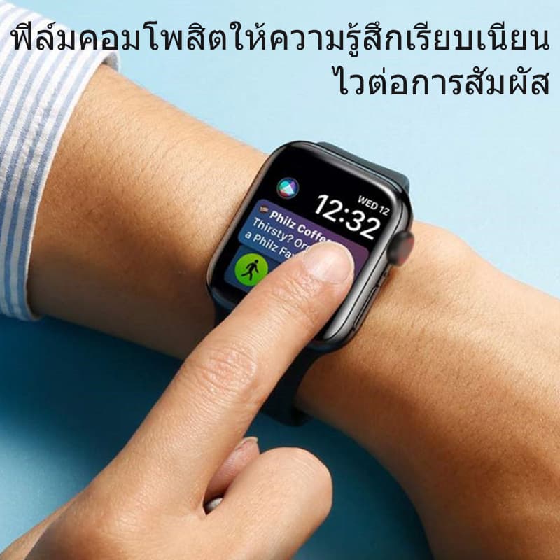 ตัวป้องกันหน้าจอนาฬิกาอัจฉริยะสำหรับ Series11 10 9 8 7 6 5 4 3 2 1 3D ฟิล์มคอมโพสิต 49mm41mm45mm46mm 40mm44mm 38mm42mm รูปที่ 2