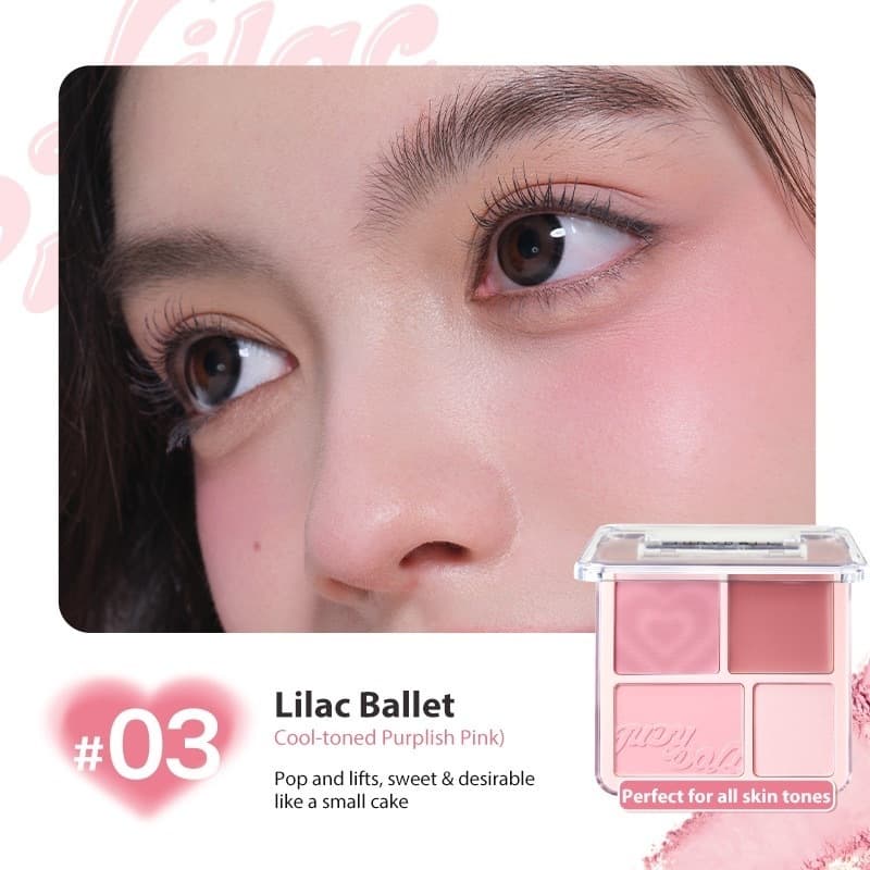 JUDYDOLL Blush & Highlight บลัชออนและไฮไลท์ สีสวย ทนทานตลอดเวลา กันน้ำ 9g รูปที่ 9