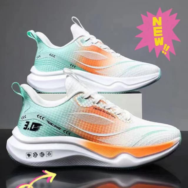 New!! รองเท้าผ้าใบผู้ชาย{มีไซส์39-46} รองเท้าลำลอง แฟชั่น งานสวย เบา นิ่ม เสริมส้น สไตล์เกาหลี ดีไซน์ไม่ตกเทรนด์ A736 รูปที่ 1