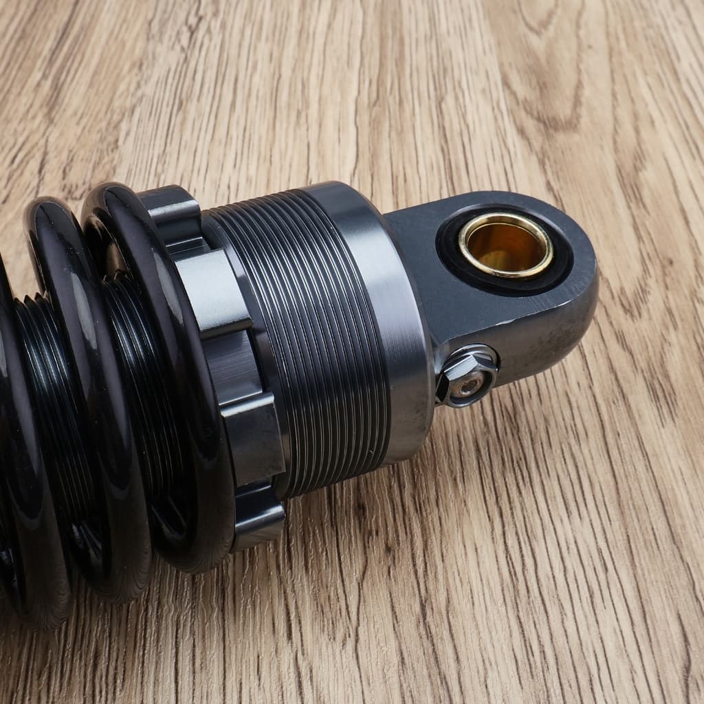 โช๊คหลังเเต่ง PCX N-MAX GIORNO LEAD125 MIO FINO CLICK-I โช๊คโชบิ สูง310MM 1คู่ งานอย่างดี สปริงใหญ่ เเกนใหญ่ มีสีเเดง น้ รูปที่ 8